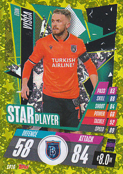 Edin Visca Istanbul Basaksehir 2020/21 Topps Match Attax CL Star Players #SP16